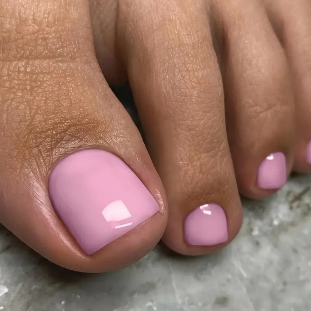 24 Pieces Fake Toe press on nails